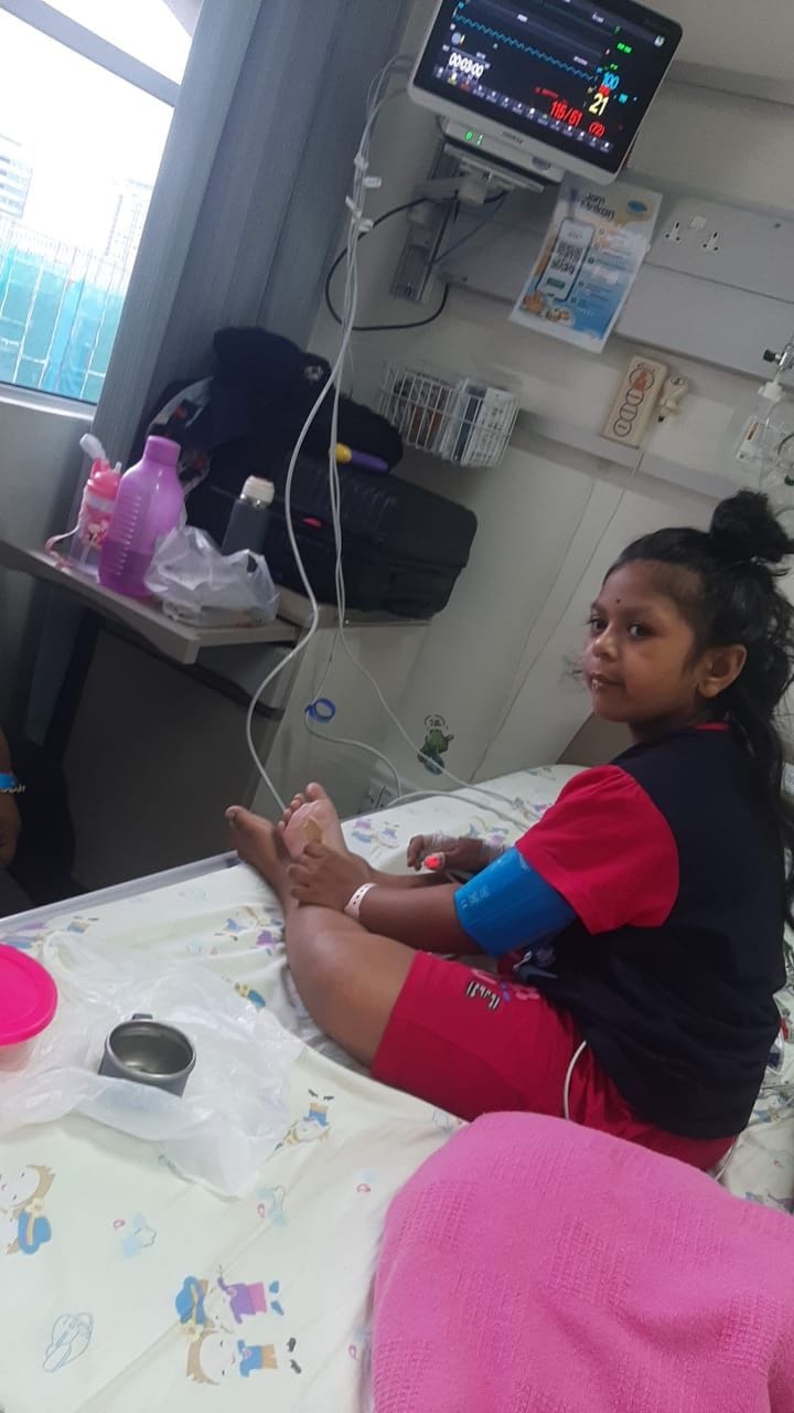 An eight-year-old girl urgently needs RM55K for heart surgery